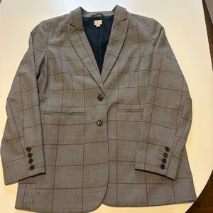 a new day Gray Plaid Blazer